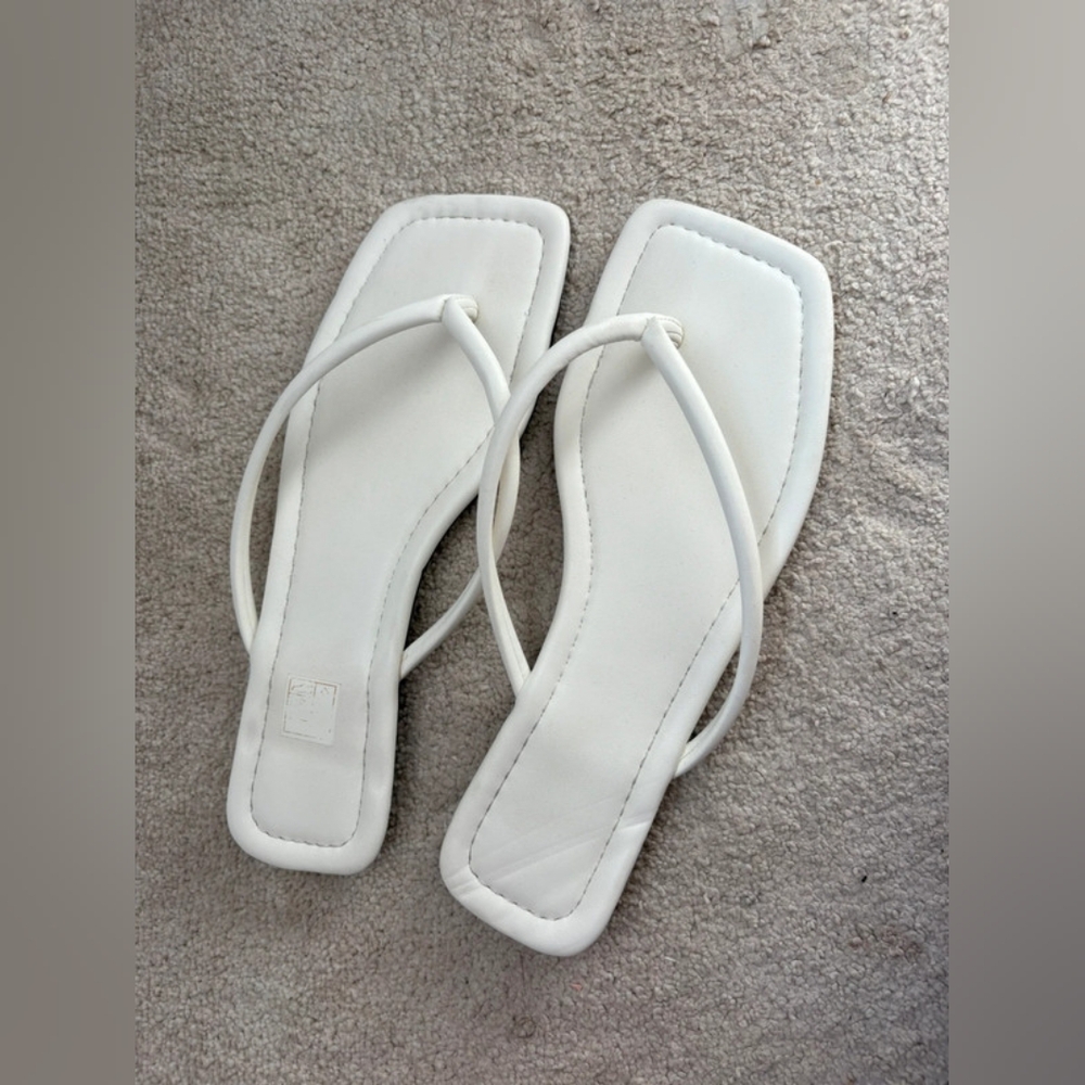Elegant White Women's Sandals